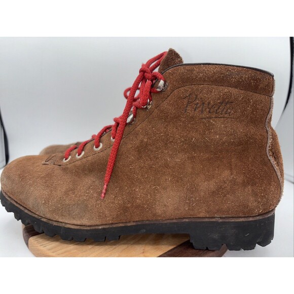 VTG Pivetta For DMC Leather Hiking Mountain Trail Boots Men's 8 - Picture 2 of 13